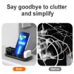3 in 1 Wireless Charger for iPhone, iWatch, AirPods - Black - 3