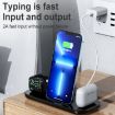 3 in 1 Wireless Charger for iPhone, iWatch, AirPods - Black - 5