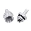 8mm Aluminium Fuel Petrol One Way Non Return Check Valve - 3