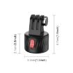 PULUZ Action Camera 1/4 inch Magnetic Base Adapter - Black - 2