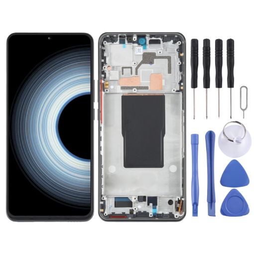 AMOLED LCD Screen For Xiaomi Redmi K50 Ultra / 12T Pro - Black - 1