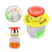 2pcs LAY37-11ZS Elevator Emergency Stop Button (Red) - 5