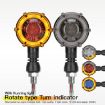 Universal Rotating LED Dual-color Turn Signal Light (Amber Yellow + White) - 3