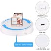 PULUZ 30cm USB Electric Rotating Turntable Display Stand White - 3