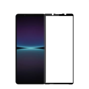 Sony Xperia 5 V Tempered Glass Film - Black - 1