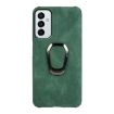 Samsung Galaxy M23 5G / F23 5G Ring Holder PU Phone Case - Dark Green - 2