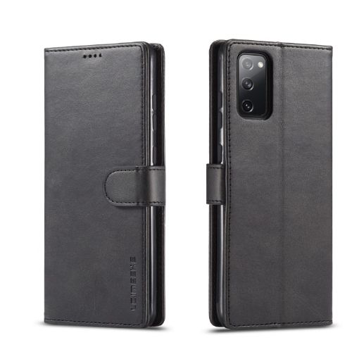 Samsung Galaxy S20 FE 5G Leather Case - Black - 1