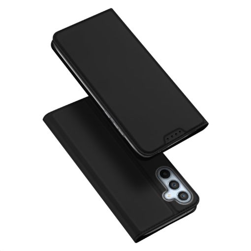 Samsung Galaxy A54 5G DUX DUCIS Skin Pro Series Flip Leather Phone Case - Black - 1