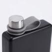 9oz Stainless Steel Hip Flask - Matte Black - 4