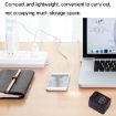 110V to 220V 50W AC Power Socket Adapter, EU/US Plug to US Plug - Black - 5
