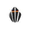 Carbon Fiber German Flag Anti-collision Sticker for Audi TT - 2