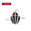 Carbon Fiber German Flag Anti-collision Sticker for Audi TT - 6