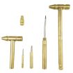 6 in 1 Mini Brass Hammer Screwdriver - Household Tool (10097) - 4