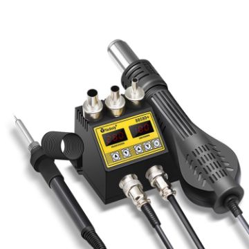 Portable Rework Soldering Station Hot Air Blower EU Plug - 1