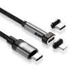 ENKAY 2 in 1 PD 100W / 27W Magnetic Type-C Fast Charging Data Cable - 2