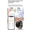 TK20 1.39" IP68 Waterproof Smart Watch - ECG, Remote Care, Body Temp (Black) - 3