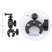 360 Rotation Adjustable Action Camera Clamp Plier Base Holder - Black - 3