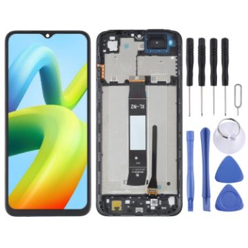 LCD Screen For Xiaomi Redmi A1/A1+/A2/A2+ Digitizer Assembly with Frame - 1