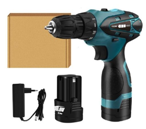 HILDA Electric Drill Cordless Screwdriver 12V EU Plug - 1