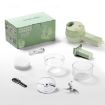 Handheld Electric Vegetable Cutter Set Garlic Chopper - 4 in 1 - 2
