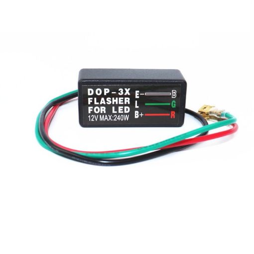 2 PCS DOP-3X LED Turn Signal Flash Relay (12V) - 1