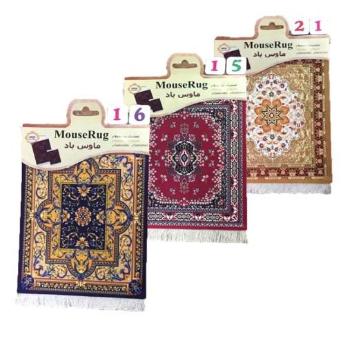 Mini Woven Rug Mat Retro Style Mouse Pad - 1