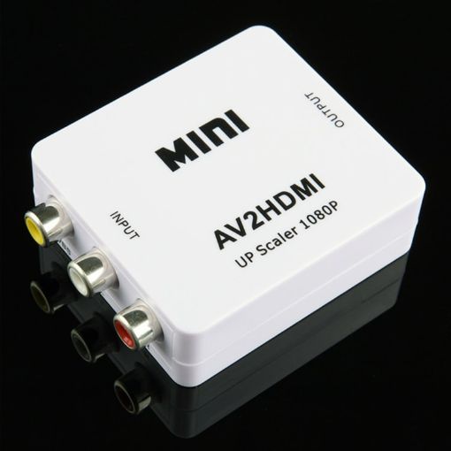 Mini CVBS/L+R Audio to HDMI Converter Adapter - HDMI Converter Adapter - 1