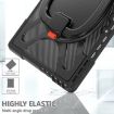 Black Shockproof Tablet Case for MicroSoft Surface Pro 9 with Rotatable Kickstand - 6