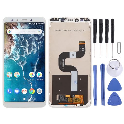 TFT LCD Screen for Xiaomi Mi 6X / A2 Digitizer Full Assembly (White) - 1