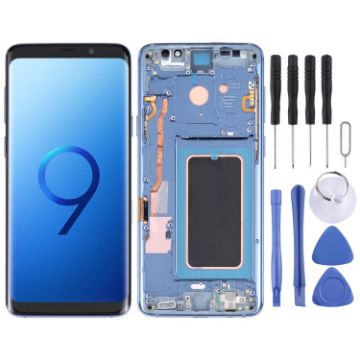 Super AMOLED LCD Screen for Galaxy S9 - Blue - 1