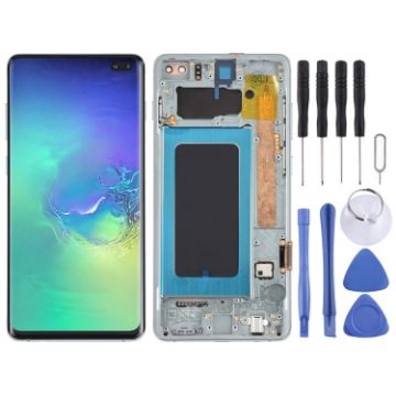 Samsung Galaxy S10+ AMOLED LCD Screen Digitizer Assembly (Green) - 1
