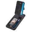 iPhone SE 2022/2020/7/8 Carbon Fiber Vertical Flip Zipper Phone Case - 3