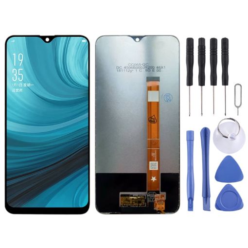 OPPO A7/A5s/A7N/A12/AX5 TFT LCD Screen with Digitizer - Black - 1