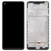 OEM LCD Screen for Samsung Galaxy A21s with Frame - Black - 3