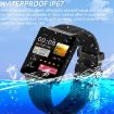 KS01 1.85" Smart Watch - Blood Glucose, Blood Pressure, Blood Oxygen - Black - 6