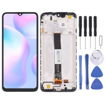 LCD Screen & Digitizer Assembly for Xiaomi Redmi 9A/9C - Black - 1