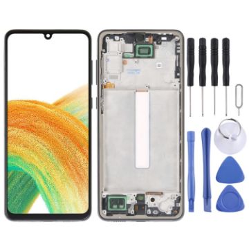 Samsung Galaxy A33 5G LCD Screen Digitizer Assembly with Frame - 1