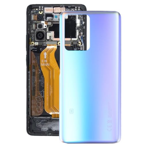 Blue Glass Battery Back Cover for Xiaomi 11T/11T Pro - 1