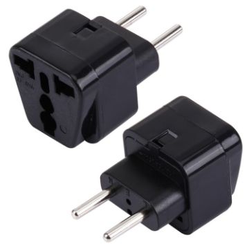 Picture of WD-9C Portable US UK Plug to EU Plug Adapter Power Socket Travel Converter