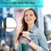 Samsung Galaxy A20e Carbon Fiber Protective Case with 360 Degree Rotating Ring Holder - 6