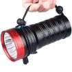 3 Gears DB18 18xT6 LED Flashlight 5400lm with 4 18650 Batteries - 1