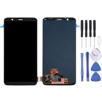 OnePlus 5T Digitizer Full Assembly LCD Screen (Black) - 1