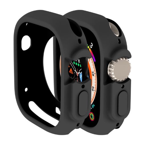Apple Watch Ultra 49mm Candy TPU Protective Case - Black - 1