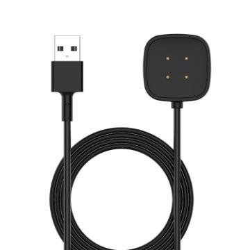 Fitbit Versa4 Magnetic Charging Cable - 1m (Black) - 1