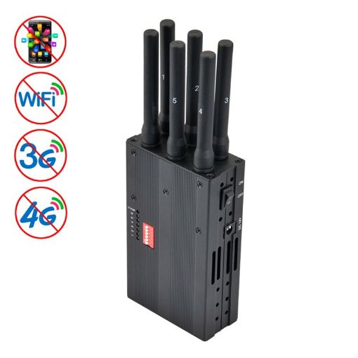 GSM/CDMA/3G/4G/Wifi Signal Jammer - 20m Coverage - 1