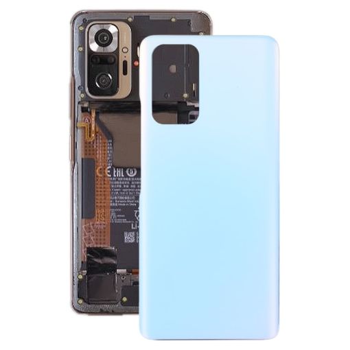 Blue Glass Battery Back Cover for Xiaomi Redmi Note 10 Pro/Pro Max/Pro India - 1