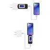 KEWEISI Type-C USB-C Tester Charger Detector Voltmeter Ammeter (Black) - 5