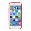 Red Liquid Silicone + PC Case for iPhone SE 2020/8/7 - Shockproof - 2