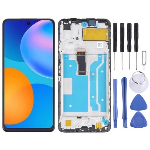 OEM LCD Screen for Huawei Y7a Digitizer Full Assembly With Frame - 1