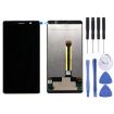 LCD Screen and Digitizer Assembly for Nokia 7 Plus / E9 Plus - Black - 1